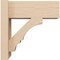 Ekena Millwork 5 1/2-in W x 12-in D x 12-in H Balboa Block Rough Cedar Woodgrain TimberThane Outlooker, Primed Tan OUTUR055X12X12BOA44RCPR - alternate 4